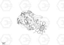 19491 Cooling fan mounting EC360B, Volvo Construction Equipment