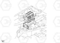 75804 Control valve with fitting parts. EC360B, Volvo Construction Equipment