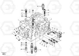 77310 Main control valve, relife valve and boom holding EC360B, Volvo Construction Equipment