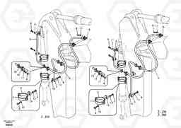 36561 Working hydraulic, bucket cylinder on dipper arm EC360B, Volvo Construction Equipment