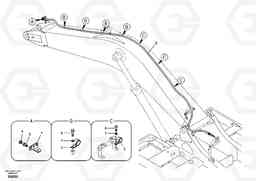 87468 Working hydraulic, oil leak on boom EC360B SER NO INT 12152- EU&NA 80001-, Volvo Construction Equipment