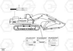 31896 Product identification plate EC330B, Volvo Construction Equipment