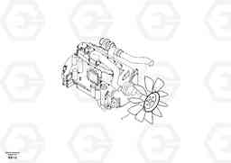 35000 Cooling fan mounting EC330B, Volvo Construction Equipment