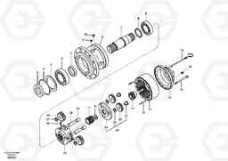 80710 Swing gearbox EC330B, Volvo Construction Equipment