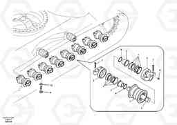 37931 Bottom roller EC330B, Volvo Construction Equipment