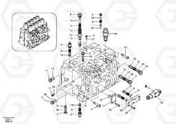 73773 Main control valve, relief valve and dipper arm holding EC330B, Volvo Construction Equipment