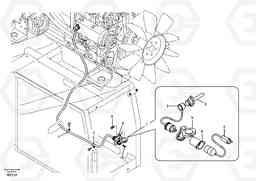 34512 Engine block heater EC290B, Volvo Construction Equipment