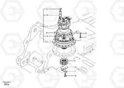 72698 Swing motor with mounting parts EC290B SER NO INT 13562- EU & NA 80001-, Volvo Construction Equipment