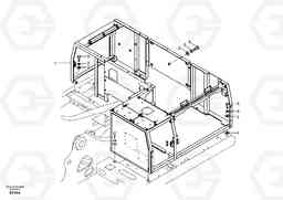 28803 Cowl frame EC290B SER NO INT 13562- EU & NA 80001-, Volvo Construction Equipment