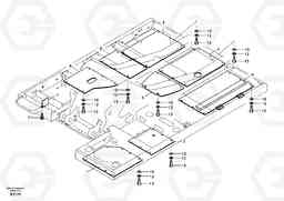 5376 Hatches under engine, hydr.pumps, cooler, m.valve and fuel tank. EC290B, Volvo Construction Equipment