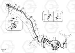 42464 Working hydraulic, dipper arm rupture EC290B, Volvo Construction Equipment