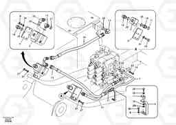 60398 Working hydraulic, hammer and shear for upper EC290B, Volvo Construction Equipment