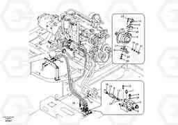 98641 Working hydraulic, slope and rotator on upper frame EC290B SER NO INT 13562- EU & NA 80001-, Volvo Construction Equipment