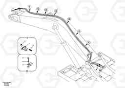 11993 Working hydraulic, slope and rotator on boom EC290B SER NO INT 13562- EU & NA 80001-, Volvo Construction Equipment