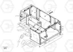 4857 Cowl frame EC240B SER NO INT 12641- EU & NA 80001-, Volvo Construction Equipment