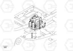 20748 Control valve with fitting parts. EC240B, Volvo Construction Equipment
