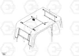 23431 Sun visor interior EC210B, Volvo Construction Equipment