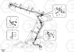 17987 Working hydraulic, quickfit on adjustable boom EC210B, Volvo Construction Equipment