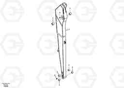 63101 Dipper arm and grease piping with piping seat, long reach EC210B, Volvo Construction Equipment