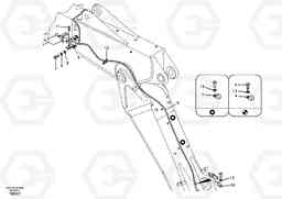 87438 Working lamp on boom EC140B PRIME S/N 15001-, Volvo Construction Equipment