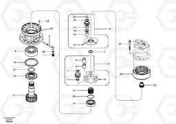 93399 Swing gearbox EC135B SER NO 20001-, Volvo Construction Equipment