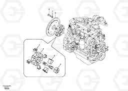 39478 Pump gearbox with assembling parts EC140B, Volvo Construction Equipment