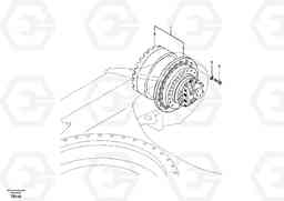 53698 Travel motor with mounting parts EC140B, Volvo Construction Equipment