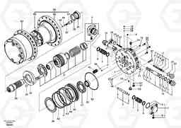 41107 Travel motor EC140, Volvo Construction Equipment