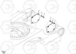 8722 Protective plate for travel motor EC135B SER NO 20001-, Volvo Construction Equipment