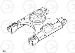 17408 Undercarriage frame EC140B, Volvo Construction Equipment