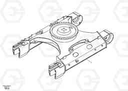 5533 Undercarriage frame EC135B SER NO 20001-, Volvo Construction Equipment