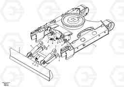 88257 Undercarriage frame EC140B, Volvo Construction Equipment