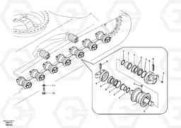 12731 Bottom roller EC135B SER NO 20001-, Volvo Construction Equipment