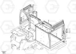 23507 Cowl frame EC140B, Volvo Construction Equipment