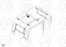 7688 Sun visor interior EC135B SER NO 20001-, Volvo Construction Equipment