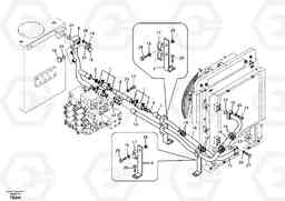 19225 Hydraulic system, hydraulic tank to hydraulic oil cooler EC140B, Volvo Construction Equipment