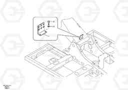 24114 Hydraulic lines bracket-quickfit, rotator, hose repture EC140B, Volvo Construction Equipment