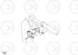 18049 Working hydraulic, dipper arm rupture valve mount. EC140B, Volvo Construction Equipment