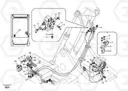 94542 Working hydraulic, adjustable boom for upper EC140B, Volvo Construction Equipment