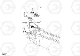 46094 Working hydraulic, hydraulic plugs for no dipper arm EC140B, Volvo Construction Equipment