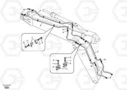 19455 Working hydraulic, hammer and shear for adjustable boom EC140B, Volvo Construction Equipment