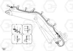 93032 Working hydraulic, slope and rotator on boom EC140B PRIME S/N 15001-, Volvo Construction Equipment