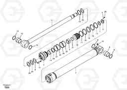 81100 Boom cylinder EC140B, Volvo Construction Equipment