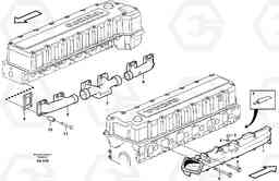 31311 Inlet manifold and exhaust manifold PL4611, Volvo Construction Equipment