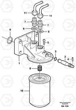 19160 Coolant filter EC330B, Volvo Construction Equipment