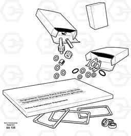 82970 Repair kits for engine A40E, Volvo Construction Equipment