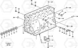 98966 Cylinder block EC360B, Volvo Construction Equipment