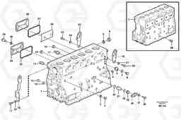 6141 Cylinder block EC360B, Volvo Construction Equipment