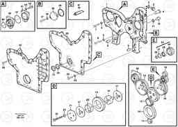 29932 Timing gear casing and gears EC330B, Volvo Construction Equipment