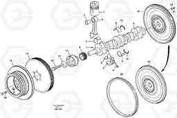 6145 Crankshaft and related parts EC360B, Volvo Construction Equipment